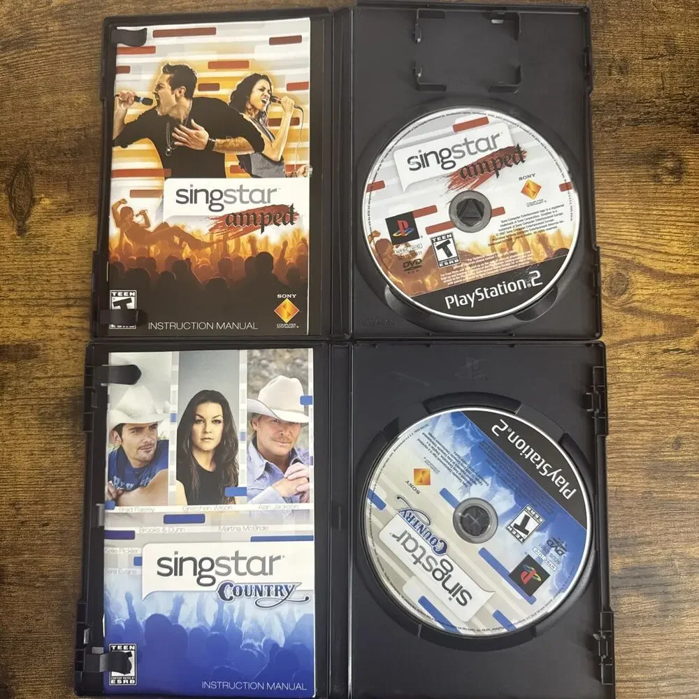 SingStar: Country & Amped (PlayStation 2 PS2) Tested